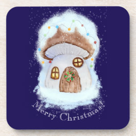 Christmas Fairytale House Bier Onderzetter