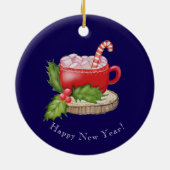 Christmas Fairytale House Keramisch Ornament (Achterkant)