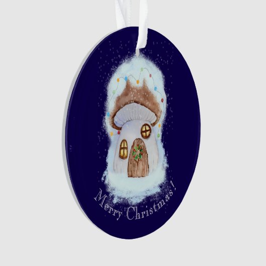 Christmas Fairytale House Ornament (voorkant)