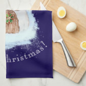 Christmas Fairytale House Theedoek (Quarter Fold)