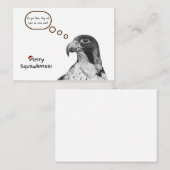 Christmas Falcon Note Kaart Notitiekaartje (Voorkant / Achterkant)