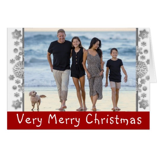 CHRISTMAS FAMILIE FOTO PORTRAIT (Voorkant Horizontaal)