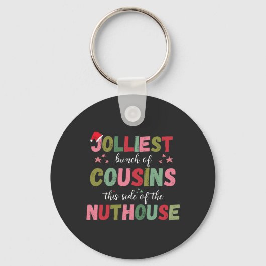Christmas Family Cousin Reunion Matching  Sleutelhanger (Voorkant)