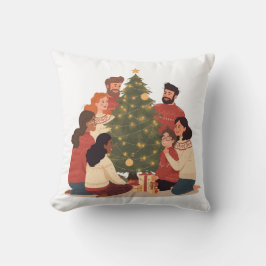 Christmas Family & Friends Cozy Holiday pillow Kussen