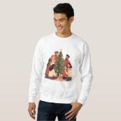 Christmas Family & Friends Cozy Holiday Sweatshirt (Voorkant volledig)