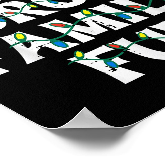 Christmas Family Funny Xmas Match Men Women Kids Poster (Hoek)