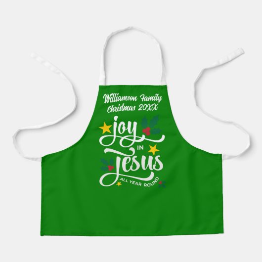 Christmas Family JOY IN JESUS Custom Christian  Schort (Voorkant)