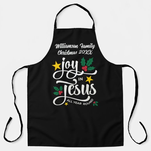 Christmas Family JOY IN JESUS Custom Christian  Schort (Voorkant)