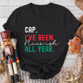 Christmas Family Matching Funny Naughty List Gen Z T-shirt