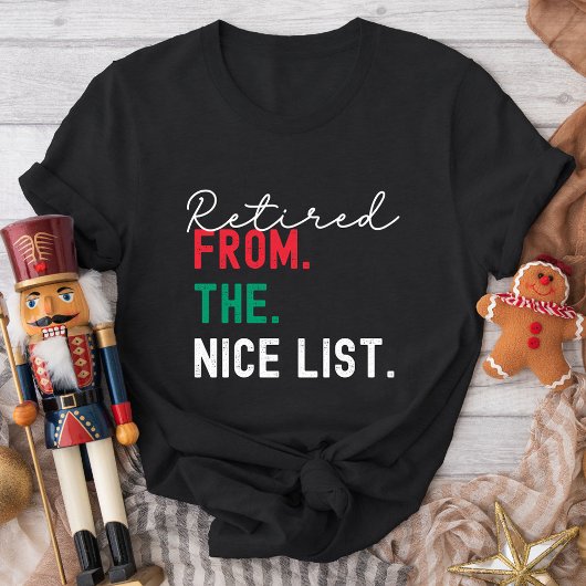 Christmas Family Matching Funny Naughty List Gen Z T-shirt
