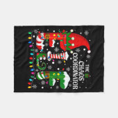 Christmas Family Matching Pajamas Chaos Coordinato Fleece Deken (Voorkant (Horizontaal))