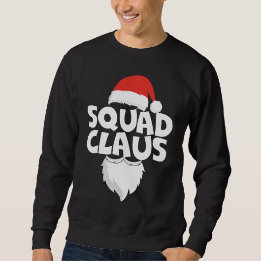 Christmas Family Matching Pyjamas Pjs  Team Santa  Trui (Voorkant)