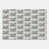 Christmas Family Mele Kalikimaka Hawaii Beach  Inpakpapier Vel (Voorkant)