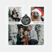 Christmas Family Photo Collage Ornament (Voorkant)