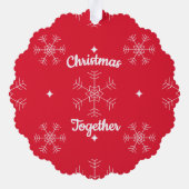 Christmas Family Photo Ornament  (Achterkant)