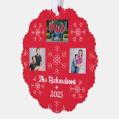Christmas Family Photo Ornament  (Links)
