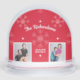 Christmas Family Photo Snow Globe Sneeuwbol