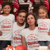 Christmas Family Reunion with Name T-shirt