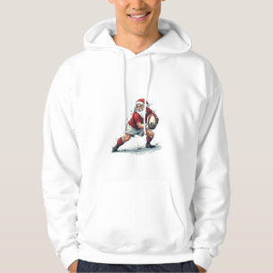 Christmas Fantasy Football spelen van de Kerstman Hoodie