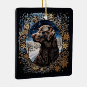 Christmas Fantasy Labrador Ornament (Rechts)