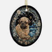 Christmas Fantasy Pug Ornament (Rechts)