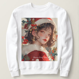 Christmas Fantasy: Romantische Vrouw Basic Sweatsh Trui