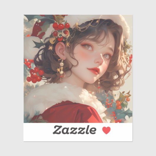 Christmas Fantasy: Vakantie Romance Vinyl Sticker (Vel)