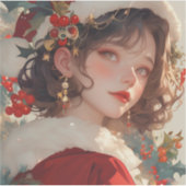 Christmas Fantasy: Vakantie Romance Vinyl Sticker (Voorkant)