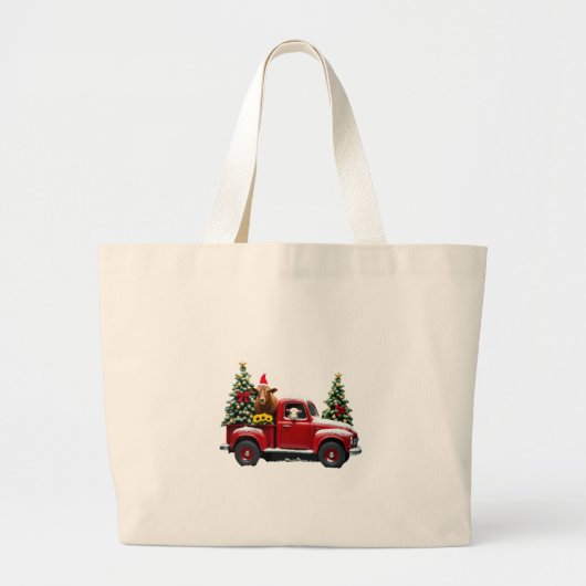Christmas Farm (2) Grote Tote Bag (Voorkant)