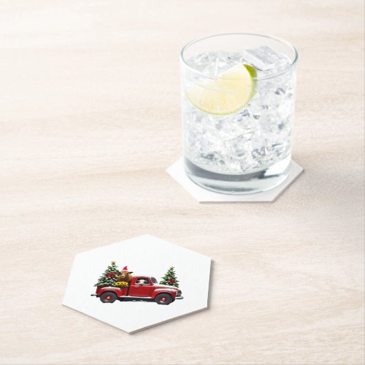 Christmas Farm (2) Kartonnen Onderzetters (Insitu)