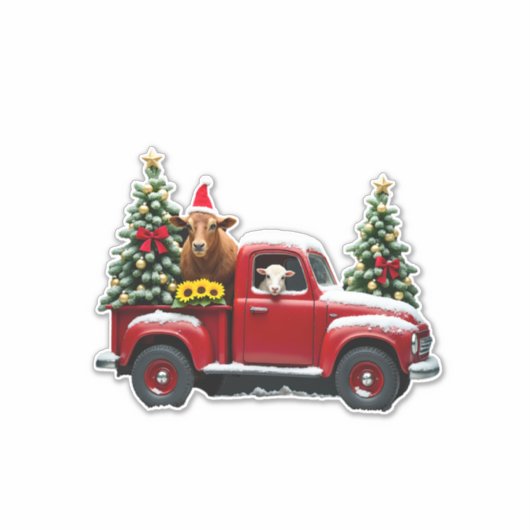 Christmas Farm (2) Sticker (Voorkant)
