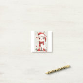 Christmas Farm Animal Cute Goat Post-it® Notes (Op bureau)
