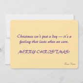 Christmas Farm Animals Gathering  Feestdagenkaart (Achterkant)