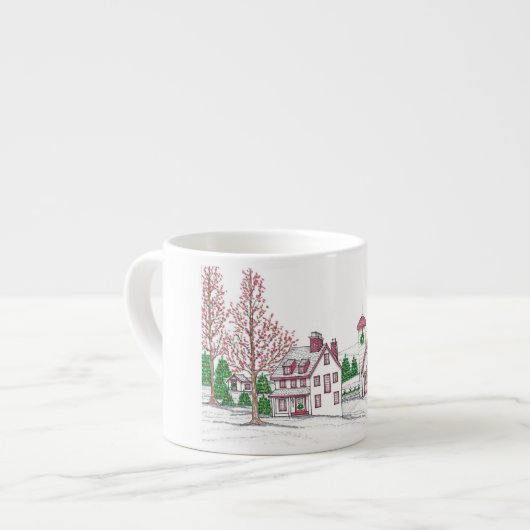 Christmas Farm Espresso Mug Espresso Kop (Links)