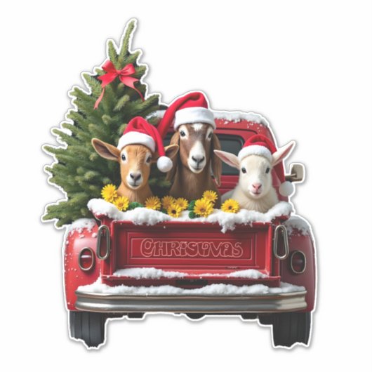 Christmas Farm Sticker (Voorkant)