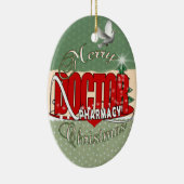 CHRISTMAS FARMACY DOCTOR KERAMISCH ORNAMENT (Rechts)