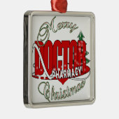 CHRISTMAS FARMACY DOCTOR METALEN ORNAMENT (Rechts)
