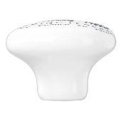 CHRISTMAS FARMHOUSE RED TRUCK KERAMISCHE KNOP (Zijkant)