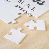 CHRISTMAS FARMHOUSE RED TRUCK LEGPUZZEL (Zijkant)