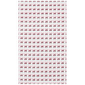 CHRISTMAS FARMHOUSE RED TRUCK TAFELKLEED (Voorkant)