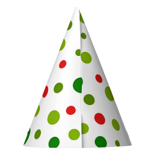 Christmas Feeling Stippen Party Pet Feesthoedjes (Achterkant)