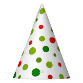 Christmas Feeling Stippen Party Pet Feesthoedjes (Links)