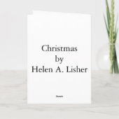 CHRISTMAS FEESTDAGEN KAART (Achterkant)