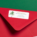 Christmas Feestdagen Palm Tree Retouradres Etiket<br><div class="desc">We hebben verhuisd Christmas Feestdagen Palm Tree Moving Holiday Return Adreslabel dat u gemakkelijk kunt aanpassen door op de knop "Personaliseren" te klikken. Een perfecte bewegende en vakantie groeten voor het gezin verhuizen naar de kust voor Kerstmis tijdelijk of permanent</div>