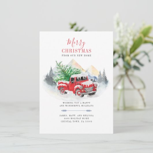 Christmas Feestdagen Plaid Bewegende Aankondiging (Staand voorkant)