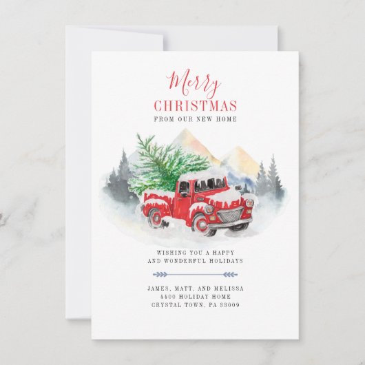 Christmas Feestdagen Plaid Bewegende Aankondiging (Voorkant)