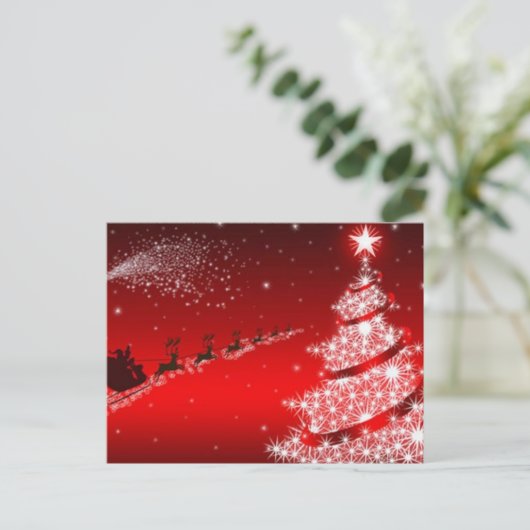 CHRISTMAS FEESTDAGENKAART (Staand voorkant)