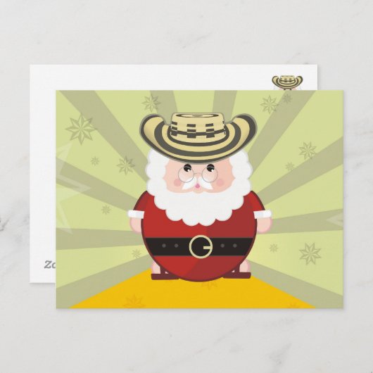 christmas feestdagenkaart (Voorkant / Achterkant)