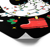 Christmas Festive Goose On The Loose Silly Goose X Poster (Hoek)