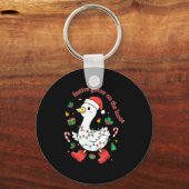 Christmas Festive Goose On The Loose Silly Goose X Sleutelhanger (Voorkant)